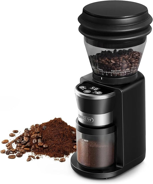 HIBREW G3 Coffee Grinder, 31 Levels of Accuracy Settings, Electric Burr Grinder for Espresso/Mocha/Drip Coffee/Pour Over