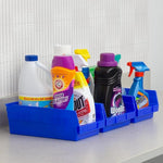 Load image into Gallery viewer, Akro-Mils 30130 Plastic Shelf Bins, Heavy Duty Storage Bins for Garage, Closet, and Drawer Organization, 12-Inch x 6-1/2-Inch x 4-Inch, Blue, 12-Pack