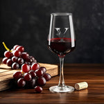 Load image into Gallery viewer, Personalized Wine Glass Gifts for Women - Monogrammed A-Z Wine Glasses Gift | Custom Christmas Gift, Valentines Day, Birthday Gifts for Women Her Mom Wife Best Friend Sister (Y)