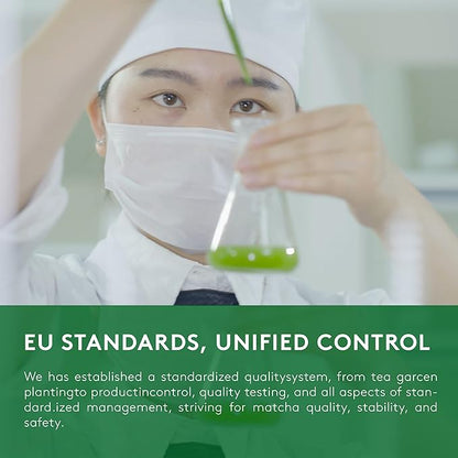 WEGLOW Organic Ceremonial Grade Matcha Powder - First Harvest Ceremonial Grade Matcha Green Tea Powder KOSHER & SGS Certified(30g/1.06oz)