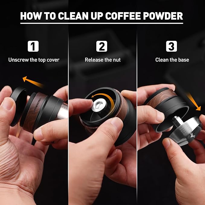 CrossCreek Coffee Distributor | 54mm Gravity Adaptive Espresso Tools Fits 54mm Breville Espresso Portafilters | Self-leveling Distribution Tools | Stainless Steel & Walnut | Espresso Accessories