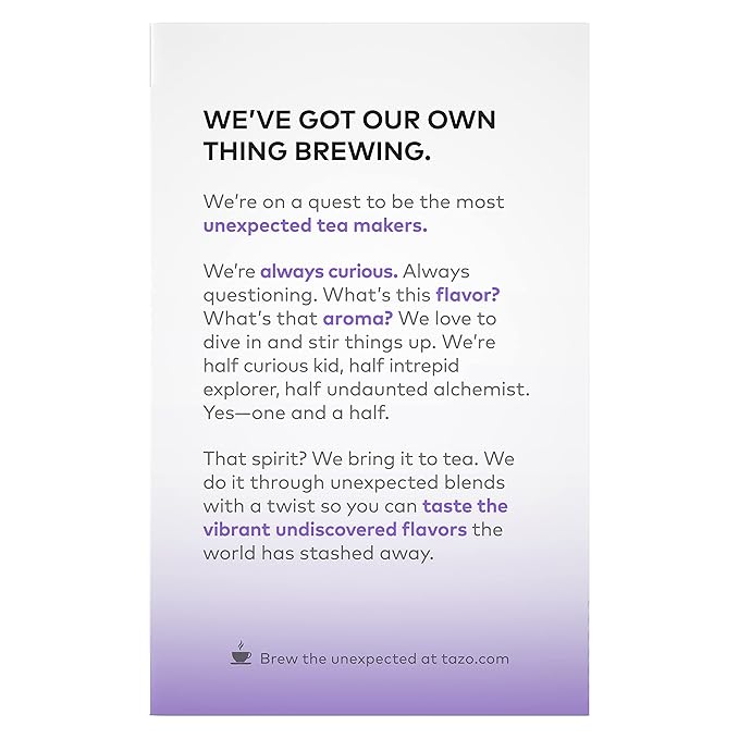 TAZO Dessert Delights Glazed Lemon Loaf Herbal Tea Bags, Aromatic Blend, Caffeine-Free, 90 Total Tea Bags (15ct - Pack of 6)