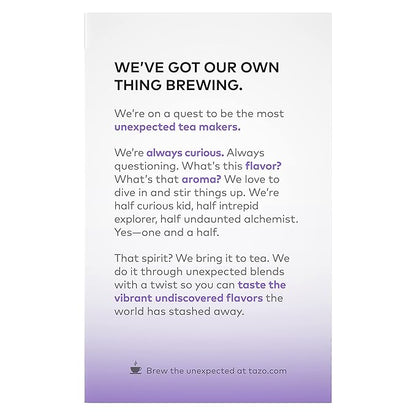 TAZO Dessert Delights Glazed Lemon Loaf Herbal Tea Bags, Aromatic Blend, Caffeine-Free, 90 Total Tea Bags (15ct - Pack of 6)