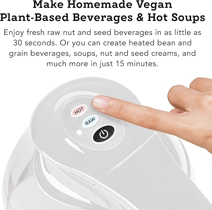 Tribest SB-132 Soyabella Automatic Soy and Other Plant-Based Milk Maker with Tofu Kit (White/Stainless Steel)