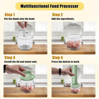 Handheld Frother,Coffee Stirrers Electric,Drink Frother Rechargeable Milk Frother, Hand Frother, Coffee Frother Handheld Milk Frother,Drink Mixer,Hand Mixer,Food Processor and Small Whisk,4-Speed,10Oz