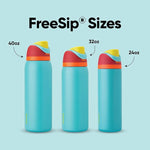 Load image into Gallery viewer, Owala FreeSip Insulated Stainless Steel Water Bottle with Straw, BPA-Free Sports Water Bottle, Great for Travel, 32 Oz, Summer Sweetness