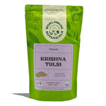 Load image into Gallery viewer, Worldwide Botanicals Organic Holy Basil Tea, 8oz - Tulsi Krishna - Loose Leaf Premium Herbal Tea, 100% Pure Tulsi Holy Basil, Fair Trade, Adaptogenic, Kosher