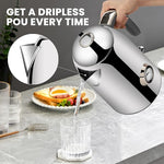 Load image into Gallery viewer, SUSTEAS Electric Kettle - 57oz Hot Tea Water Boiler with Thermometer, 1500W Fast Heating Stainless Steel Pot, Cordless LED Indicator, Auto Shut-Off &amp; Boil Dry Protection, Silver