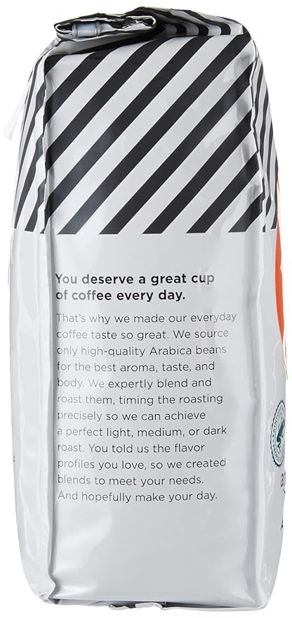 Amazon Fresh Colombia Whole Bean Coffee, Medium Roast, 12 Ounce