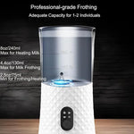 Load image into Gallery viewer, Electric Milk Frother and Steamer, Upgraded 4-in-1 Milk Frother with Auto Shut-Off, Quick and Effortless Frothing, Milk Foamer Frother for Coffee, Latte, Cappuccino, Hot Chocolates, White