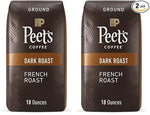 Load image into Gallery viewer, Peet's Coffee, Dark Roast Ground Coffee - French Roast 36 Ounces (2 Bags of 18 Ounces)