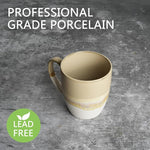 Load image into Gallery viewer, Bosmarlin Ceramic Coffee Mug Set of 4, 17 Oz, Coffee Cups with Big Handle, Microwave Safe, Unique Reactive Glaze