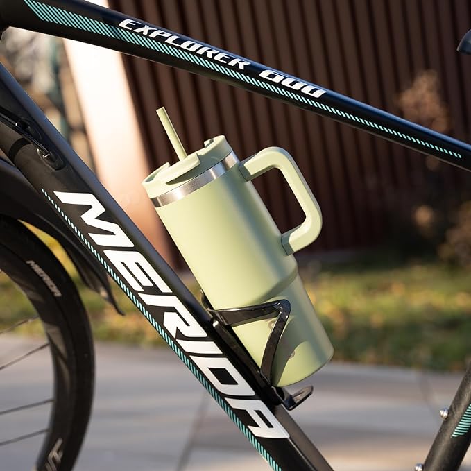 BJPKPK 30oz Stainless Steel Insulated Tumbler With Handle And Lid Straw Travel Coffee Mug Thermal Cup,Black