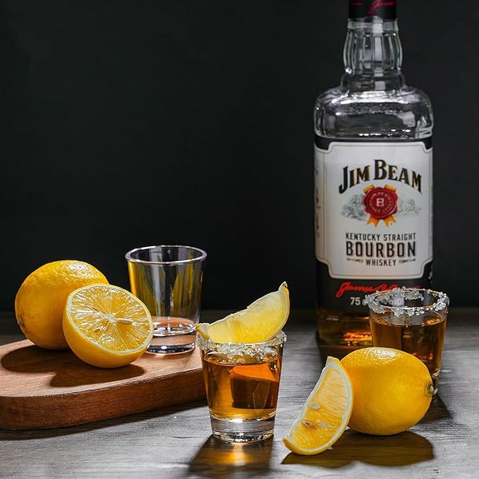 BCnmviku 1.5 oz Shot Glasses Sets with Heavy Base, Clear Shot Glass (4 Pack)