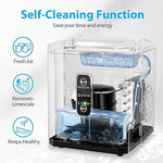 Load image into Gallery viewer, Aeitto Ice Makers Countertop, 26Lbs/24H, 9 Ice Cubes Release in 6 Mins, 2 Sizes of Bullet Ice Machine,Self-Cleaning Portable Ice Maker with Ice Scoop and Basket for Home Kitchen Office Bar RV, White