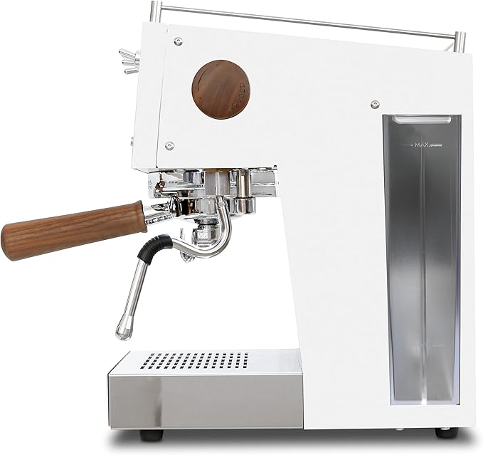 Ascaso Steel DUO Espresso Machine | PID | Programmable | Volumetric Controls | Dual Thermoblock | 120V | (White)
