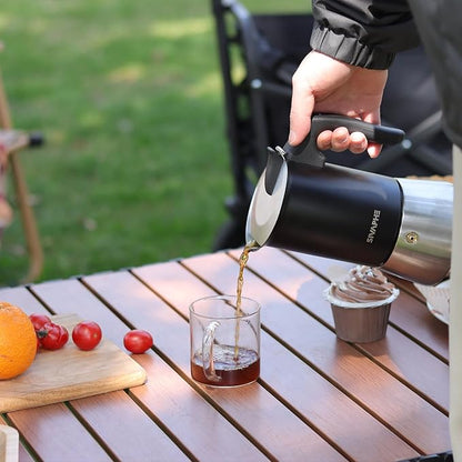 Sivaphe Stainless Steel Stovetop Espresso Brewer 6 Cup Induction Mocha Pot Cuban Coffee Maker Italian 10 fl.oz máquina de café expreso