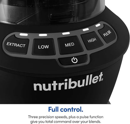 nutribullet Full-Size Blender Combo 1200W –Matte Black