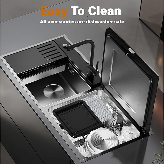 24Qt Large Air Fryer Toaster Oven Combo - French Double Door Airfryer, 15 Cooking Functions Touch Dual Zone Independent Control Electric Oven, Stainless Steel Air Fryers Oven 13 Accessories & Cookbook