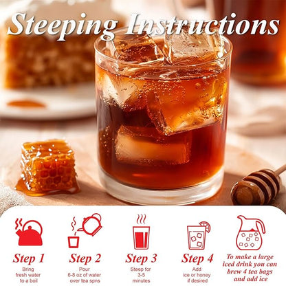 WT WEETEE Vanilla Caramel Black Tea,100 Count Caramel Vanilla Flavored Black Tea Bags, Mellow & Smooth, Sweet Aroma