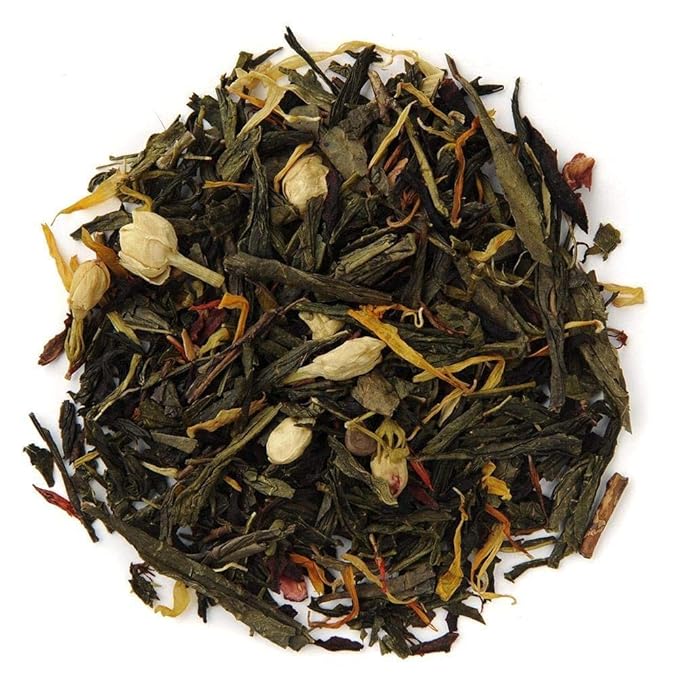 Organic Positively Tea Company, Lychee Green Tea, Loose Leaf, 16 Ounce