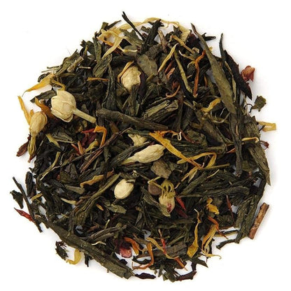 Organic Positively Tea Company, Lychee Green Tea, Loose Leaf, 16 Ounce
