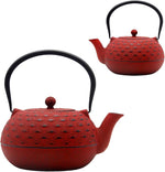Load image into Gallery viewer, Big Cast Iron Teapot, Tea Kettle, Cast Iron Teapot with Stainless Steel Infuser for Stovetop Safe (1800ml-Teapot-002)
