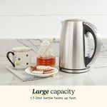 Load image into Gallery viewer, Cuisinart 1.7-Liter Stainless Steel Cordless Electric Kettle with 6 Preset Temperatures