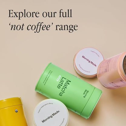 Morning Made Original Ceremonial Grade Matcha Powder | 8.46oz (240g) Resealable Tin | 60 Servings Premium Japanese Green Tea | Sweetened with Organic Sugar | Rich in Antioxidants & Energy Boosting