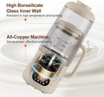 Load image into Gallery viewer, IAGREEA 35oz Noise Reducing Nut Milk Maker Machine, 10 in 1 Automatic Soy Milk Maker with 8 Blades, Homemade Oat, Juice, Yogurt, Milk Shake, 12H Delay, 6H Keep Warm, BPA-Free, Self-Cleaning