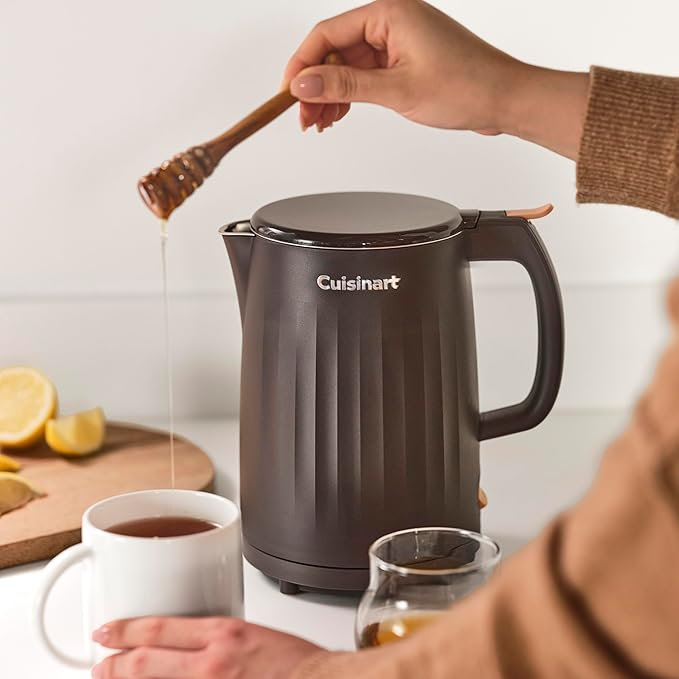 Cuisinart Soho 1 Liter Double Wall Electric Kettle, Black