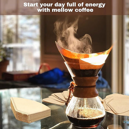 Teling 1200 Count Coffee Filter #2,cone Filters Bulk Disposable Natural Paper 2-4 Cup,natural Paper Unbleached Coffee Accessories for Pour over and Drip Maker