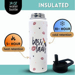 Load image into Gallery viewer, Brooke &amp; Jess Designs Boss Lady Tumbler - Best Boss Gifts for Women - Great Travel Water Bottle Gifts for Bosses, Coworkers, Mom, Christmas, Birthday