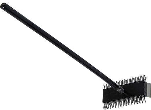 SPARTA 4029000 Stainless Steel Grill Brush, Grill Scraper With Metal Bristles, 30.5 Inches, Black, (Pack of 6)