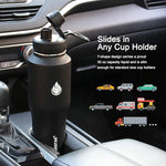 Load image into Gallery viewer, SENDESTAR Water Bottle 32oz,2 Lids(Straw lid),Wide Mouth Stainless Steel Vacuum Insulated Double Wall Keep Liquids Cold or Hot All Day,Sweat Proof Sport Design,Fit Car Cup Holder(Black)