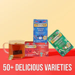 Load image into Gallery viewer, Twinings Holiday Variety Pack Tea Bags, Christmas Tea and Winter Spice, 20 Count (Pack of 4), Enjoy Hot or Iced