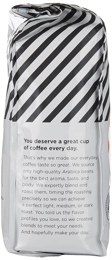 Amazon Fresh Decaf Colombia Whole Bean Coffee, Medium Roast, 12 Ounce (Pack of 3)