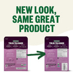 Load image into Gallery viewer, FGO Organic Tulsi Holy Basil Tea, 100 Count, Eco-Conscious Herbal Tea Bags, Resealable Bag, Caffeine Free, Packaging May Vary (Pack of 1)