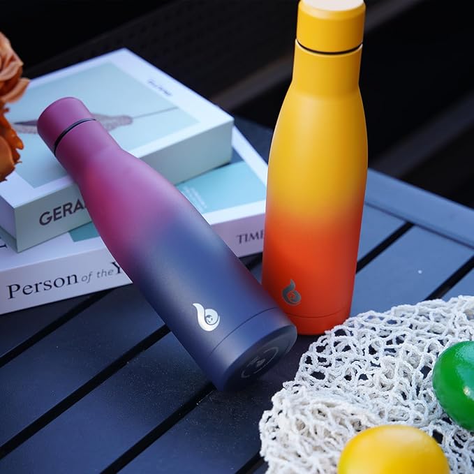 BJPKPK 25oz Insulated Stainless Steel Water Bottles Reusable Metal Travel Sports Water Bottle Keep Cold and Hot,Laguna