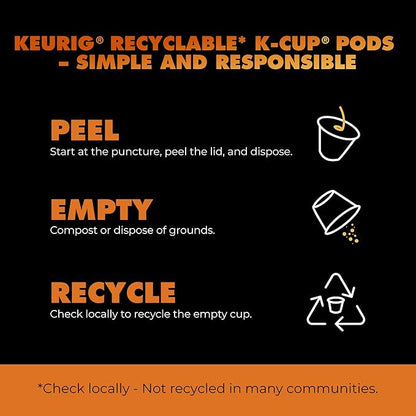 Chock full o’Nuts Heavenly Hazelnut Keurig K-Cup Pods for Keurig Brewers – Premium Arabica, Medium Roast – Single Serve – 1 Pack of 12 K-Cup Pods