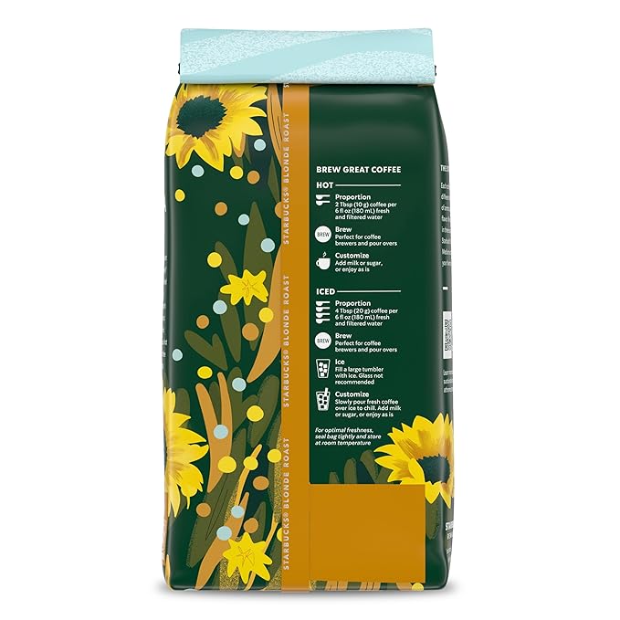 Starbucks Whole Bean Coffee, Sunsera Blend, 100% Arabica, 2 Bags, 24 Oz (1.5 lb) Total