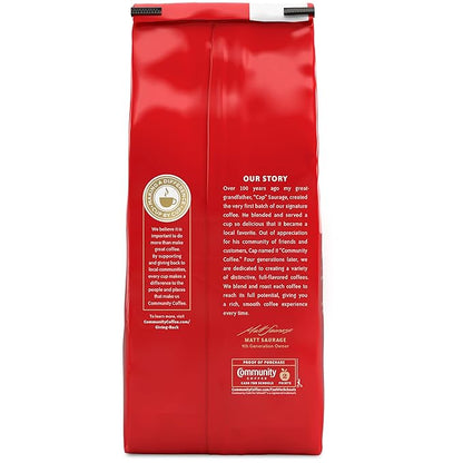 Community Coffee Coffee & Chicory Medium Dark Roast Ground Coffee, 20 Ounce Bag