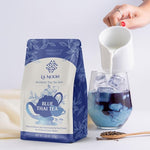 Load image into Gallery viewer, LA MOON TEA Blue Thai Tea Mix - Traditional Loose Leaf Thai Tea Mix from Butterfly Pea Flower and Assam Black Tea for Home-made Blue Thai Iced Tea, Boba Tea &amp; Latte - No Food Dye, 7.05 Oz.