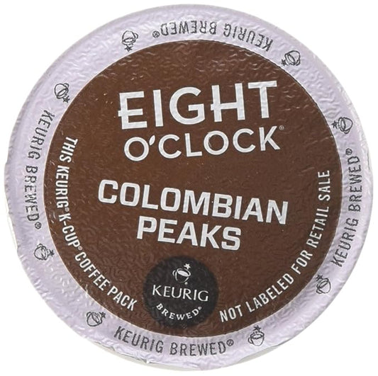 Eight O'Clock Colombian Peaks Medium Roast Coffee K-Cup Packs - 18 CT