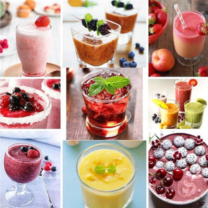 DNYSYSJ Electric Milkshake Maker Machine 2 Cup Commercial Blender for Shakes and Smoothies Stainless Steel Ice Cream Drink Mixer Blender