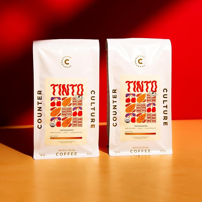 Counter Culture Coffee - Certified Organic Whole Bean Coffee (Kosher) (Tinto)