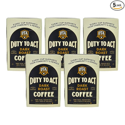 Duty to Act Dark Roast K-Cup, 12, 5.4 Ounce Pods (Pack of 5)