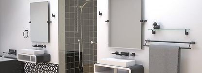 Gatco 4710MX Bleu, 24" Towel Bar In Matte Black