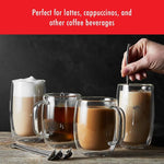 Load image into Gallery viewer, ZWILLING Sorrento Plus 2-pc Double-Wall Glass Coffee Mug Set, Clear