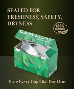 Load image into Gallery viewer, EZR Leaf Mint Herbal Tea, Caffeine Free Decaf, Pyramid Tea Bags 20 Counts 2.1 Once German Peppermint, Lemongrass, Licorice Blend for Relaxation, After-Meal, Bedtime